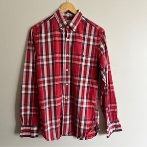 Men’s J. Crew Quality Woven Shirts Slim Fit Size S Res Plaid